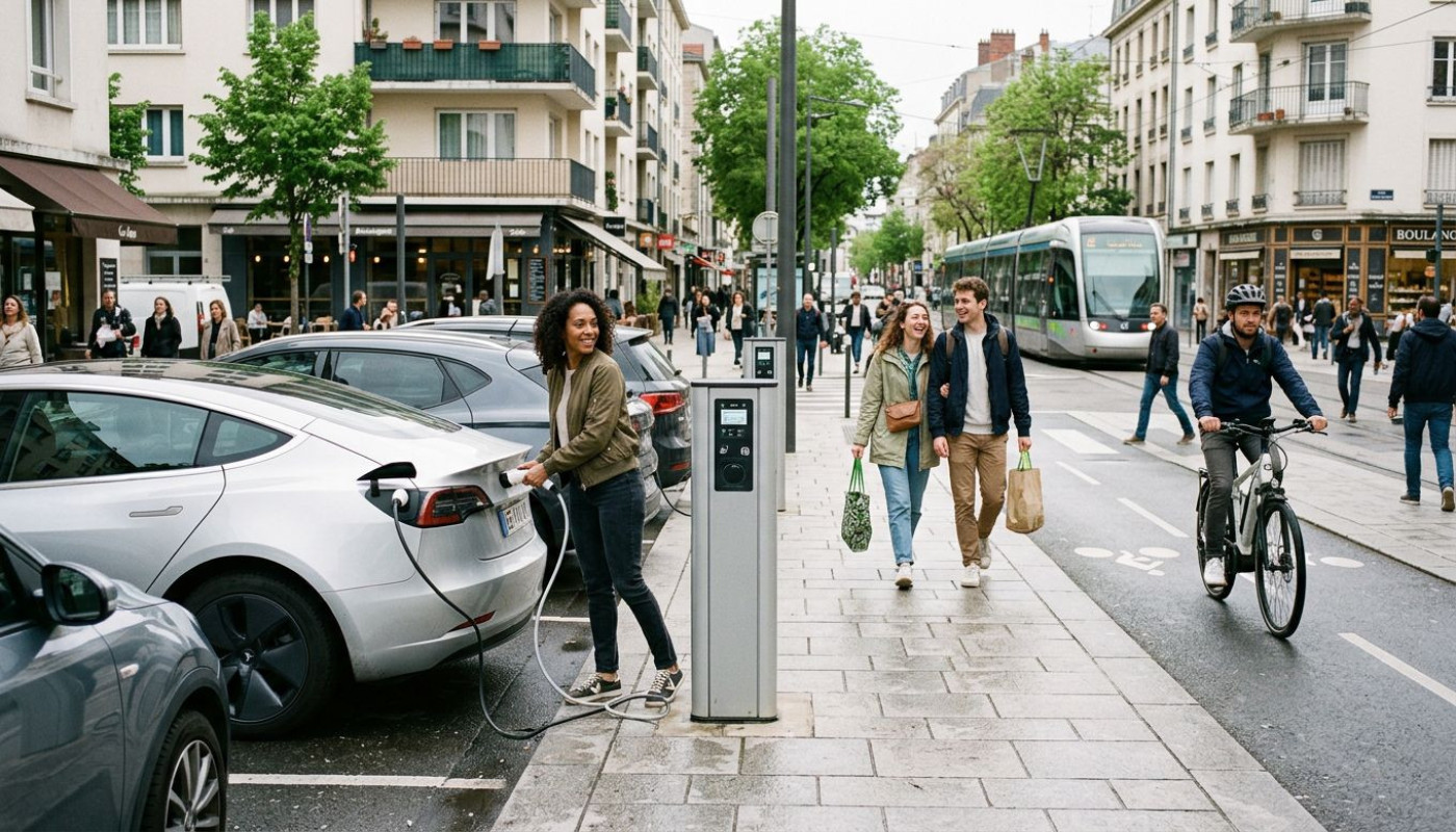 Du parking à la rue : la recharge électrique révolutionne la mobilité